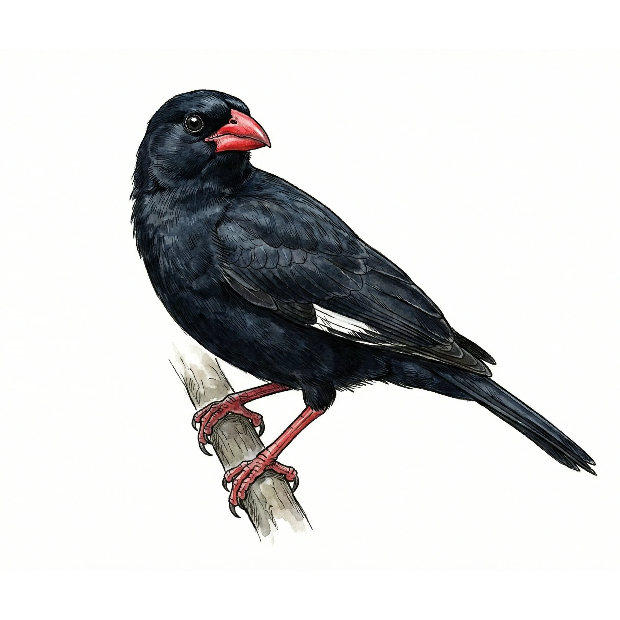 Red-billed Buffalo Weaver